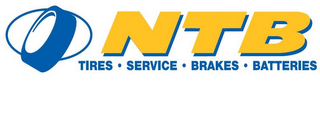 NTB TIRES · SERVICE · BRAKES · BATTERIES logo