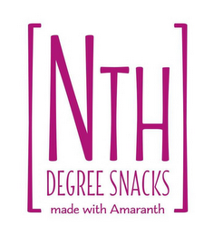 NTH DEGREE SNACKS MADE WITH AMARANTH logo