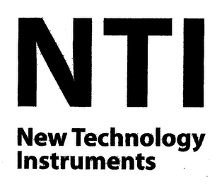 NTI NEW TECHNOLOGY INSTRUMENTS logo
