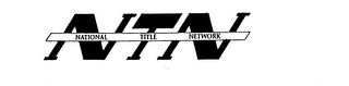 NTN NATIONAL TITLE NETWORK logo