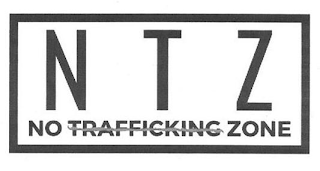 NTZ NO TRAFFICKING ZONE logo