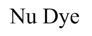 NU DYE logo