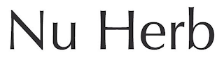 NU HERB logo