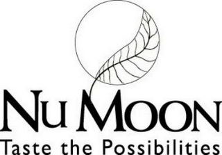 NU MOON TASTE THE POSSIBILITIES logo