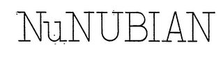 NU NUBIAN NUNUBIAN logo