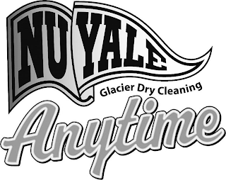 NU YALE GLACIER DRY CLEANING ANYTIME logo