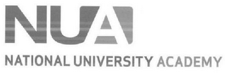 NUA NATIONAL UNIVERSITY ACADEMY logo
