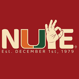 NUBE EST. DECEMBER 1 ST, 1979 logo