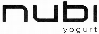 NUBI YOGURT logo