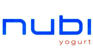 NUBI YOGURT logo