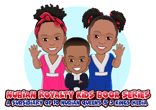 NUBIAN ROYALTY KIDS BOOK SERIES A SUBSIDIARY OF 10 NUBIAN QUEENS & 5 KINGS MEDIA logo