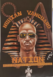 NUBIAN VANGUARD NL NATION HIS MAJESTY PRINCE LUQQI MARTENEZ SR. 18" logo