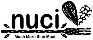 NUCI MUCH MORE THAN MEAT logo
