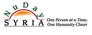 NUDAY SYRIA ONE PERSON AT A TIME, ONE HUMANITY CLOSER logo