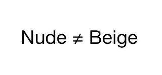 NUDE BEIGE logo