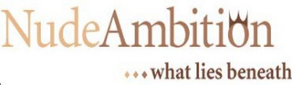 NUDEAMBITION WHAT LIES BENEATH logo