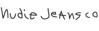 NUDIE JEANS CO logo