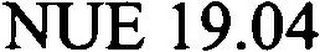 NUE 19.04 logo