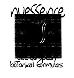 NUESSENCE N ALOE EUROPEAN BOTANICAL FORMULAS logo