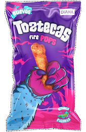NUEVOS DIANA TOZTECAS FIRE POPS CRUNCH PICANTE logo