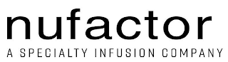 NUFACTOR A SPECIALTY INFUSION COMPANY logo