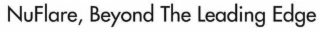 NUFLARE, BEYOND THE LEADING EDGE logo
