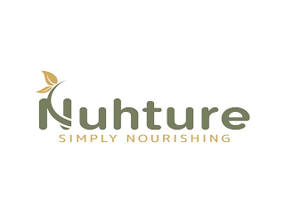 NUHTURE SIMPLY NOURISHING logo
