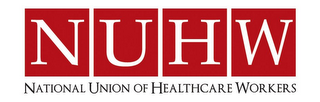 NUHW NATIONAL UNION OF HEALTHCARE WORKERS logo