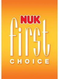 NUK FIRST CHOICE logo