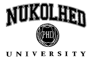 NUKOLHED UNIVERSITY APOLOU PHRONESIS SUNESIS PHD logo