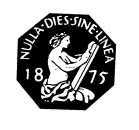NULLA DIES SINE LINEA 1875 logo