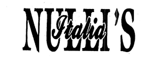 NULLI'S ITALIA logo