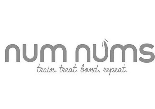 NUM NUMS TRAIN. TREAT. BOND. REPEAT. logo