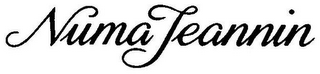 NUMA JEANNIN logo