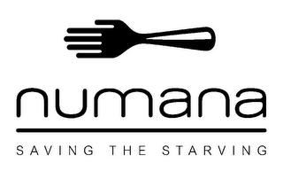NUMANA SAVING THE STARVING logo