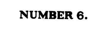NUMBER 6 logo