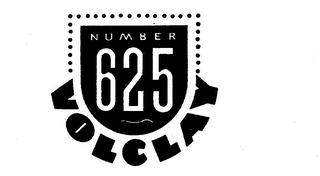NUMBER 625 VOLCLAY logo