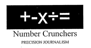 NUMBER CRUNCHERS PRECISION JOURNALISM logo