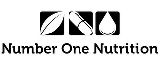 NUMBER ONE NUTRITION logo