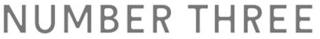 NUMBER THREE logo
