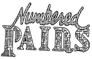NUMBERED PAIRS logo