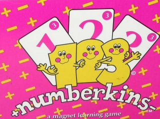 NUMBERKINS 1 2 3 A MAGNET LEARNING GAME logo