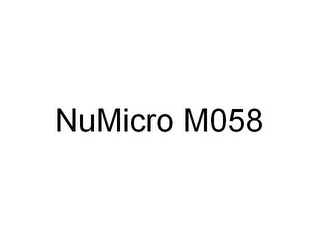 NUMICRO M058 logo