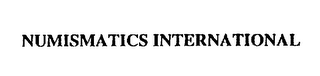 NUMISMATICS INTERNATIONAL logo