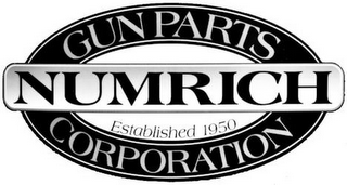 NUMRICH GUN PARTS CORPORATION ESTABLISHED 1950 logo