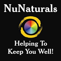 NUNATURALS HELPING TO KEEP YOU WELL! logo