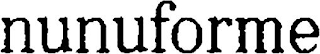 NUNUFORME logo