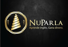 NUPARLA APRENDE INGLÉS. GANA DINERO. logo