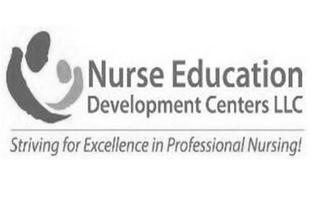 NURSE EDUCATION DEVELOPMENT CENTERS LLC STRIVING FOR EXCELLENCE IN PROFESSIONAL NURSING! logo