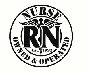 NURSE OWNED & OPERATED RN EST. 1992 logo